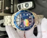 Swiss Grade Omega Seamaster DIVER 300M 8500 Watches SS Blue Ceramic